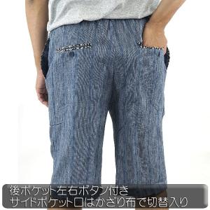 甚平 素材 ショートパンツ シャレテコ ステテ...の詳細画像3