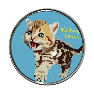 le Bonbon 猫 ピンバッジ 歩く猫 BL ピンバッチ 猫 ブローチ 猫ピン