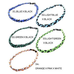 スポーツネックレス メンズ 三つ編み ゲルマニ...の詳細画像3