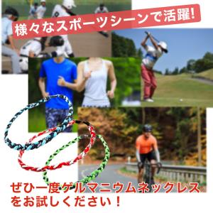 ゲルマニウム ネックレス 三つ編み メンズ レ...の詳細画像1