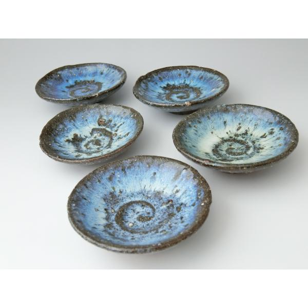 中川自然坊窯　斑唐津豆皿　唐津焼