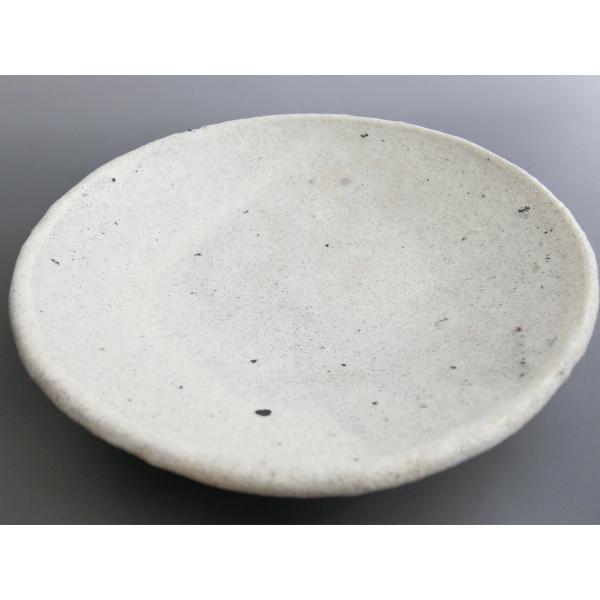 中川自然坊窯　粉引唐津七寸皿　唐津焼