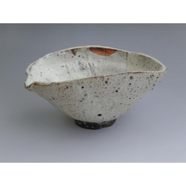 中川自然坊窯　粉引唐津擂鉢　唐津焼