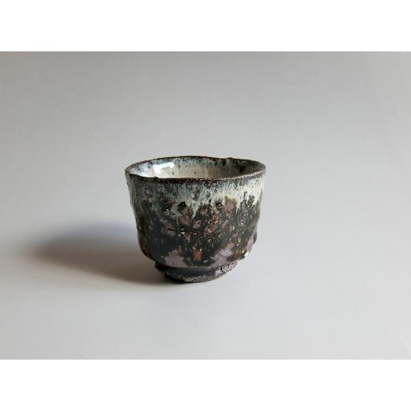 【唐津焼中川自然坊窯】中川恭平作　朝鮮唐津ぐい呑(箱付）