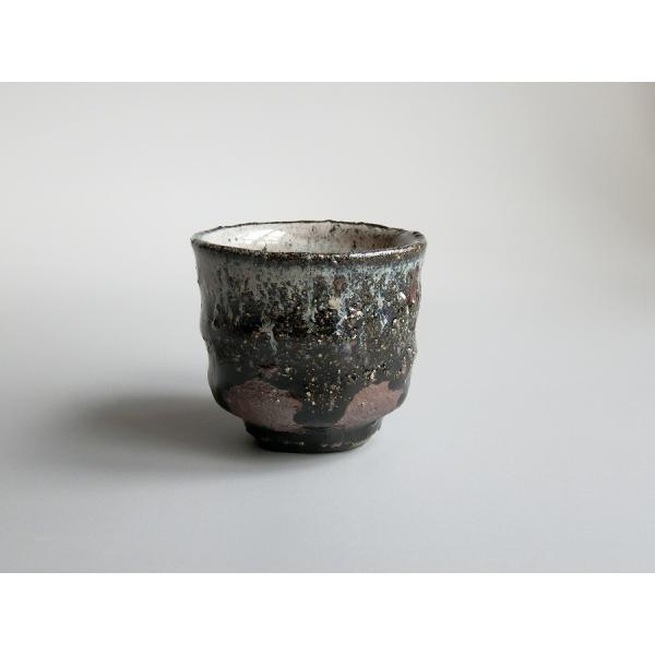 【唐津焼中川自然坊窯】中川恭平作 朝鮮唐津ぐい呑（箱付）