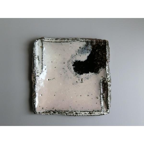 【唐津焼中川自然坊窯】中川恭平作 朝鮮唐津角皿（大）