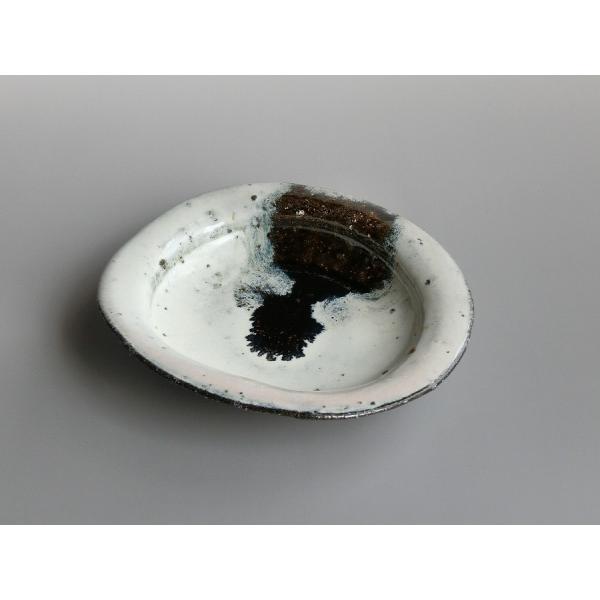 【唐津焼中川自然坊窯】中川恭平作 朝鮮唐津楕円向付