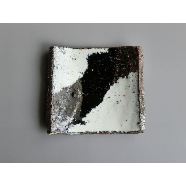 【唐津焼中川自然坊窯】中川恭平作 朝鮮唐津持上皿