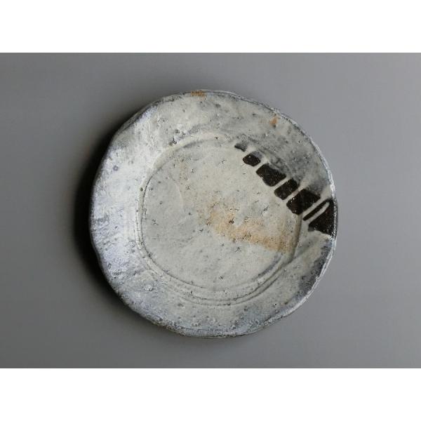 【唐津焼中川自然坊窯】中川恭平作 粉引唐津手捻皿