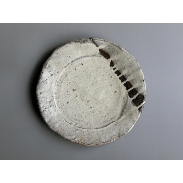 【唐津焼中川自然坊窯】中川恭平作 粉引唐津手捻皿