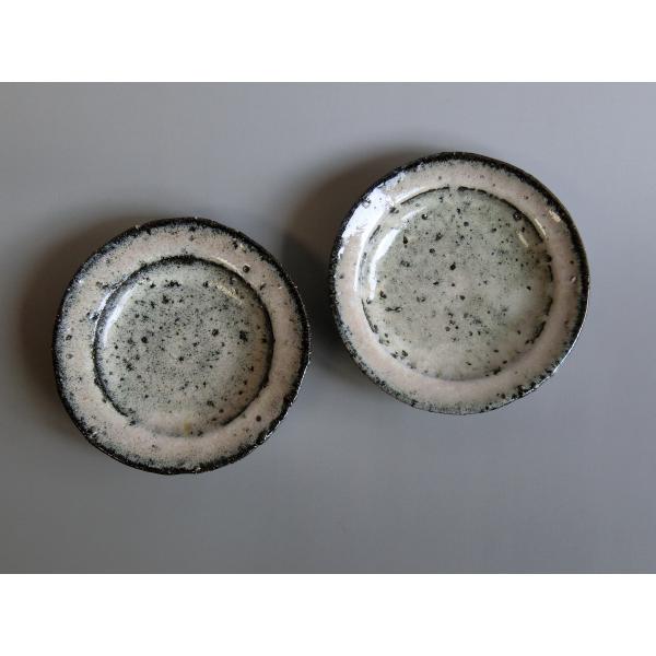 【唐津焼中川自然坊窯】 中川恭平作 斑唐津銘々皿 二客