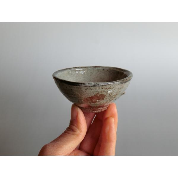 【唐津焼中川自然坊窯】中川恭平作 皮鯨ぐい呑（箱付）