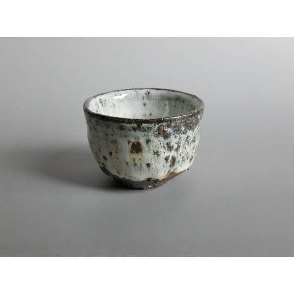 【唐津焼中川自然坊窯】中川恭平作 斑唐津ぐい呑（箱付）