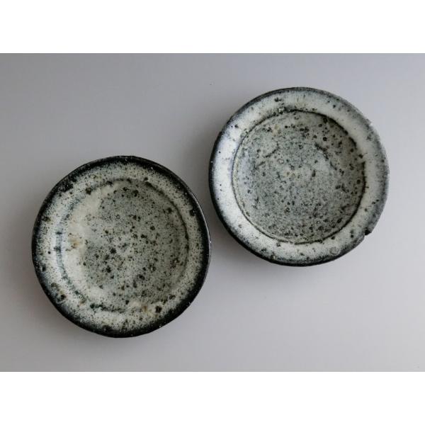 【唐津焼中川自然坊窯】 中川恭平作 斑唐津銘々皿 二客