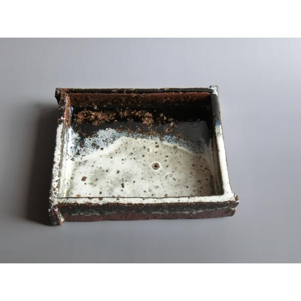 唐津焼中川自然坊窯】中川恭平作　朝鮮唐津組込鉢