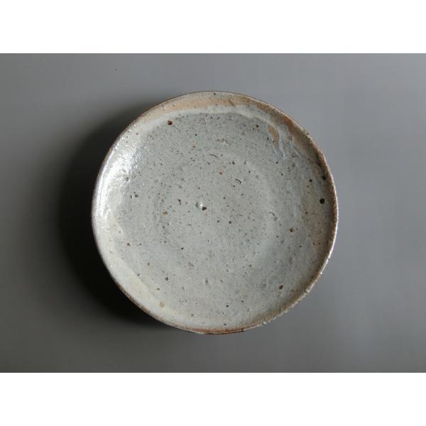 【唐津焼中川自然坊窯】中川恭平作 粉引唐津七寸皿