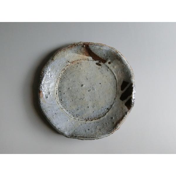 【唐津焼中川自然坊窯】中川恭平作 粉引唐津手捻皿