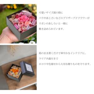 プリザーブドフラワー ボックス パルテール プ...の詳細画像2