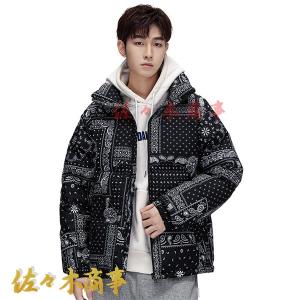 バンダナ柄 ナイロンジャケット ペイズリー柄 ウインドブレーカー