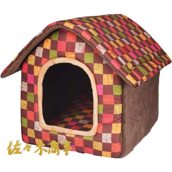 ペットベッド 猫用ハウス M 猫用ベッド ペット用寝袋 あったか ドーム型 小型犬 猫用 テントハウ...