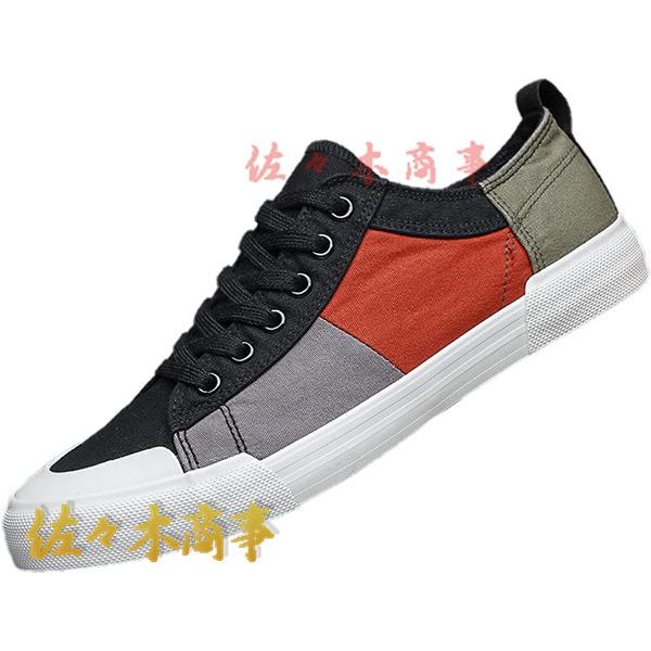 メンズ シンプル スニーカー キャンバスシューズ ファッション スポーツ カジュアル 軽い ローカッ...