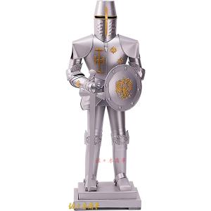 中世ヨーロッパの騎士（シルバーナイト）甲冑彫像 ブレナム宮殿蔵 中世 