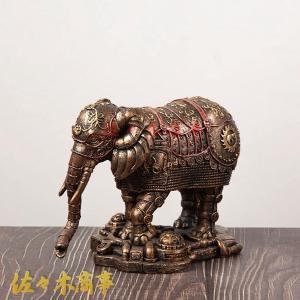 スチームパンク金属風 メカニカル奔馬彫像 機械式ホース オフィス装飾