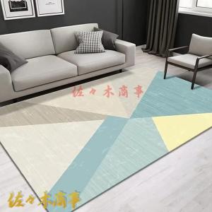 洗える ラグ ラグマット 140x200cm カーペット 絨毯 夏用ラグ 北欧 おしゃれ 大きめ サークル柄 軽量 滑り止め 防音 吸水