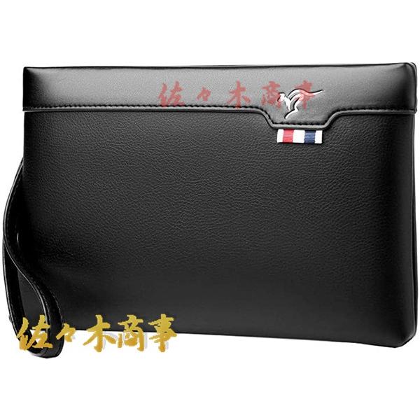 2way革 セカンドバッグ メンズ クラッチ バッグ 9.7インチのipad収納可B5 6枚カード収...