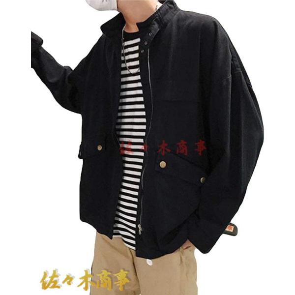 メンズ ファッション シンプル メンズ ブルゾン アウター ゆったり 春 秋 冬 コート ジャケット...