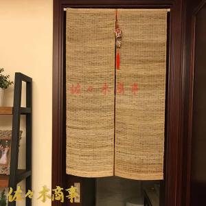 麻暖簾 麻のれん 「七転八起」 注染のれん のれん 暖簾 本麻 生成り色 万葉舎