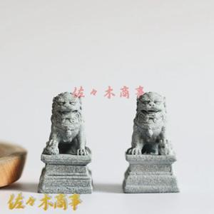 狛犬 置物 獅子 シーサー玄関 神棚 風水 雄雌セット 一対 風水