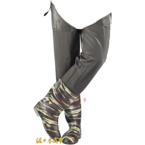 農業用 レインブーツ メンズ レディース ポータブルブーツ 長靴 防水 軽量 雨靴 折りたたみ ガー...