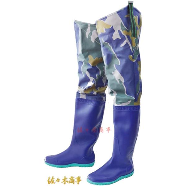 ウェーダー PVC 防水 防滑 長靴 レインブーツ メンズ 完全防水 釣り 田植え 作業服 水産業 ...