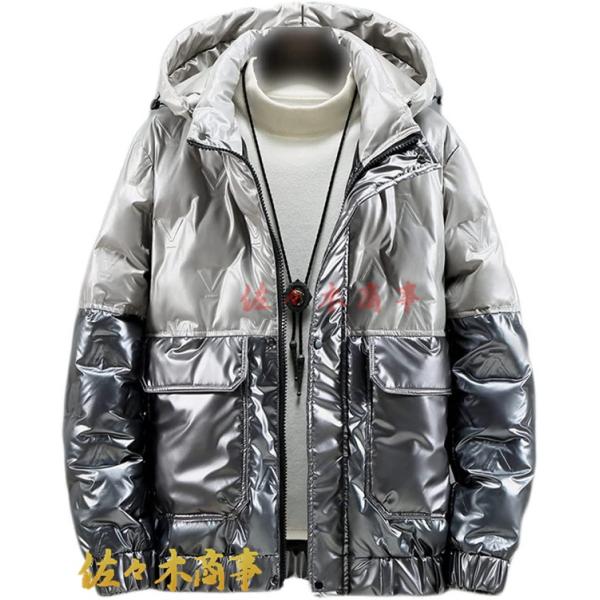 仕事着 着痩せ フード付き OL ダウンコート メンズ服 軽量 大きいサイズ あったか 厚手 防寒 ...