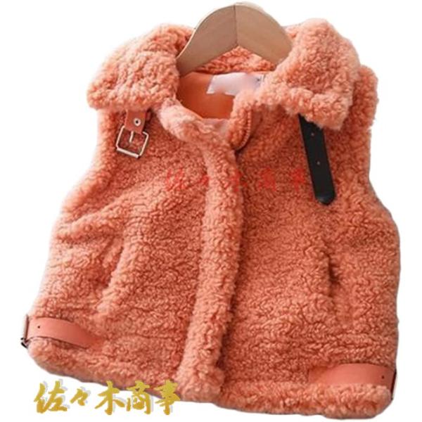 軽量 ボアベスト ボア ベスト キッズ 子供服 子ども 男の子 女の子 アウター ベスト もこもこ ...