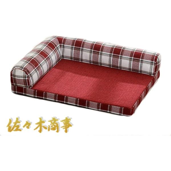 犬 四季兼用 通気性 おしゃれ ベッド 高級感 暑さ対策 お昼寝 カーキ色 ペットソファ ペットベッ...