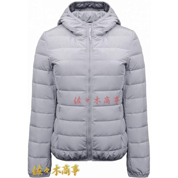 軽量 ダウンジャケット ダウンコート あったか 防寒 保温 ホワイトダックダウン レディース 薄手 ...