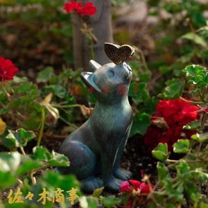 猫オブジェ置物 】猫雑貨インテリア ガーデン置き物ガーデニングねこグッズかわいい ガーデン雑貨 ネコの置物 寝ている猫 : 建築金物 SHOP - 通販 - Yahoo