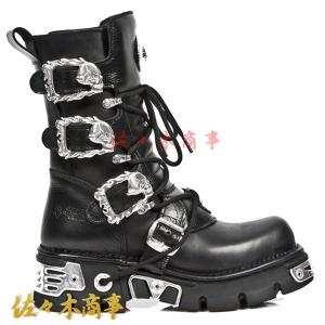 並行輸入品】New Rock Newrock 591 S2 シルバーフレーム メタル