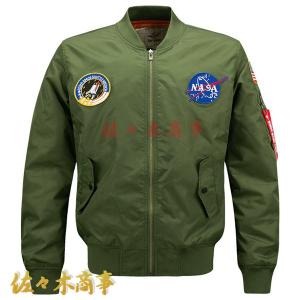 ジャケット メンズ フライジャケット MA-1ジャケット 大きいサイズ 防風 防寒 NASA アメカジ おしゃれ 刺繍ワッペン 春秋｜jinichirosasaki