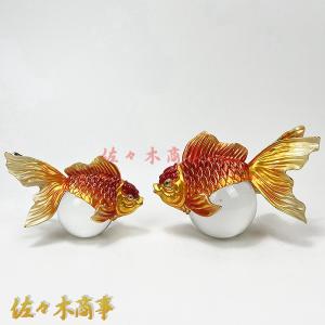 金魚アート インテリア オブジェ アート 桜 プリザーブドフラワー 本物