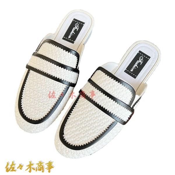 ミュールサンダル レディース ウェッジソール 前ふさがり オフィス スリッポン 通気 防滑 蒸れない...