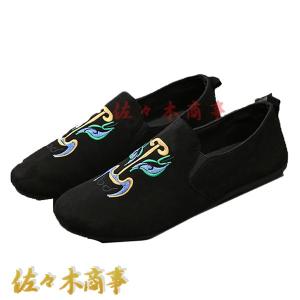 経堂) Needles ニードルズ Papillon Emb.Leather Slip-On パピヨン刺繍