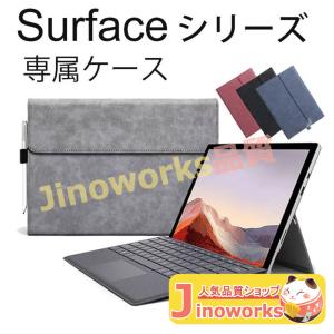 Surface Pro7ケース Surface Pro4/5/6対応ケース Microsoftカバー Surface専属ケース 耐衝撃 PUレザー ペンホルダー スタンド 手触り抜群 TPUソフトケースの商品画像