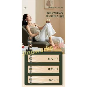 卓上扇風機 ミニ扇風機 北欧風 充電式 USB...の詳細画像5