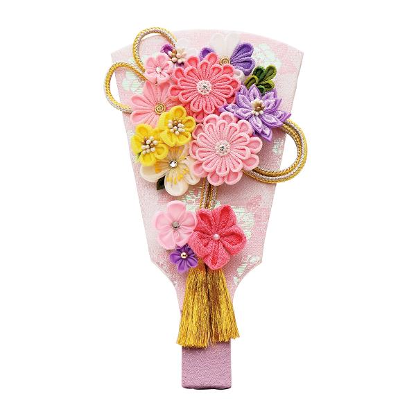 羽子板 単品 コンパクト かわいい おしゃれ 7号 (高さ約21cm) カンザシ付き 初正月飾り モ...
