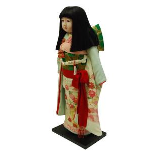 市松人形30号 水色 正絹 友禅 絞り 女の子...の詳細画像5