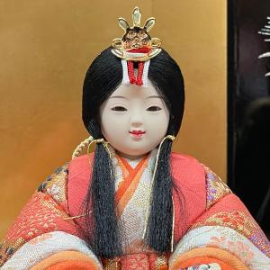 雛人形 コンパクト 久月 白 赤 ひな人形 三...の詳細画像5