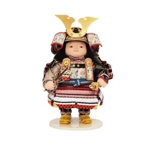 5022 五月人形 軍扇 太鼓 陣笠 コンパクト ミニチュア 三品揃い : いち